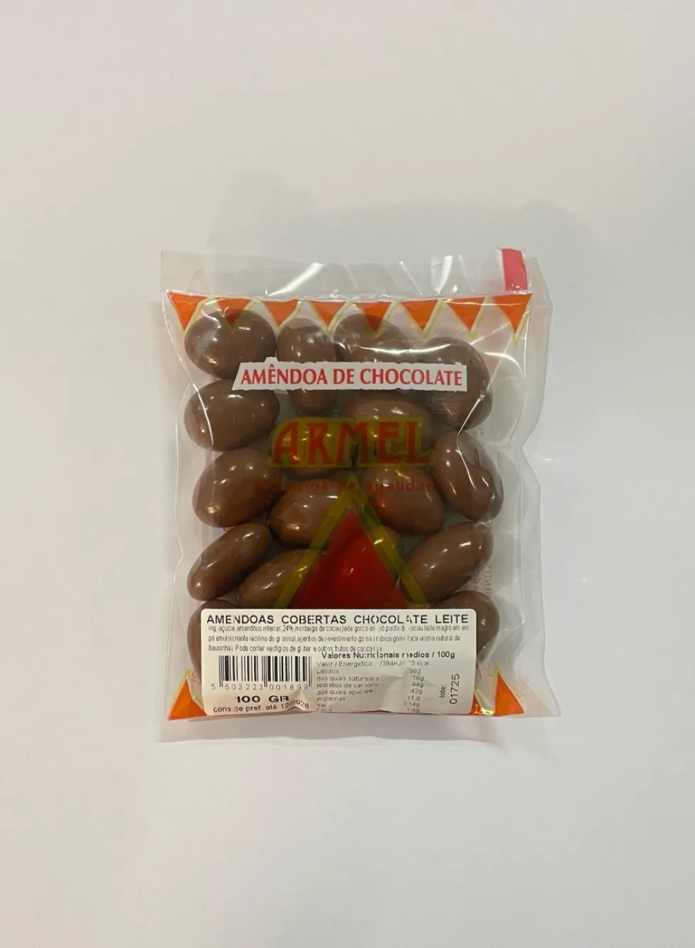 Amêndoas cobertas chocolate de leite | Armel