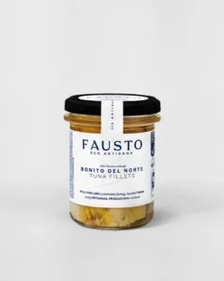Atum Bonito del Norte Filetes em Azeite VE Bio Frasco | Fausto