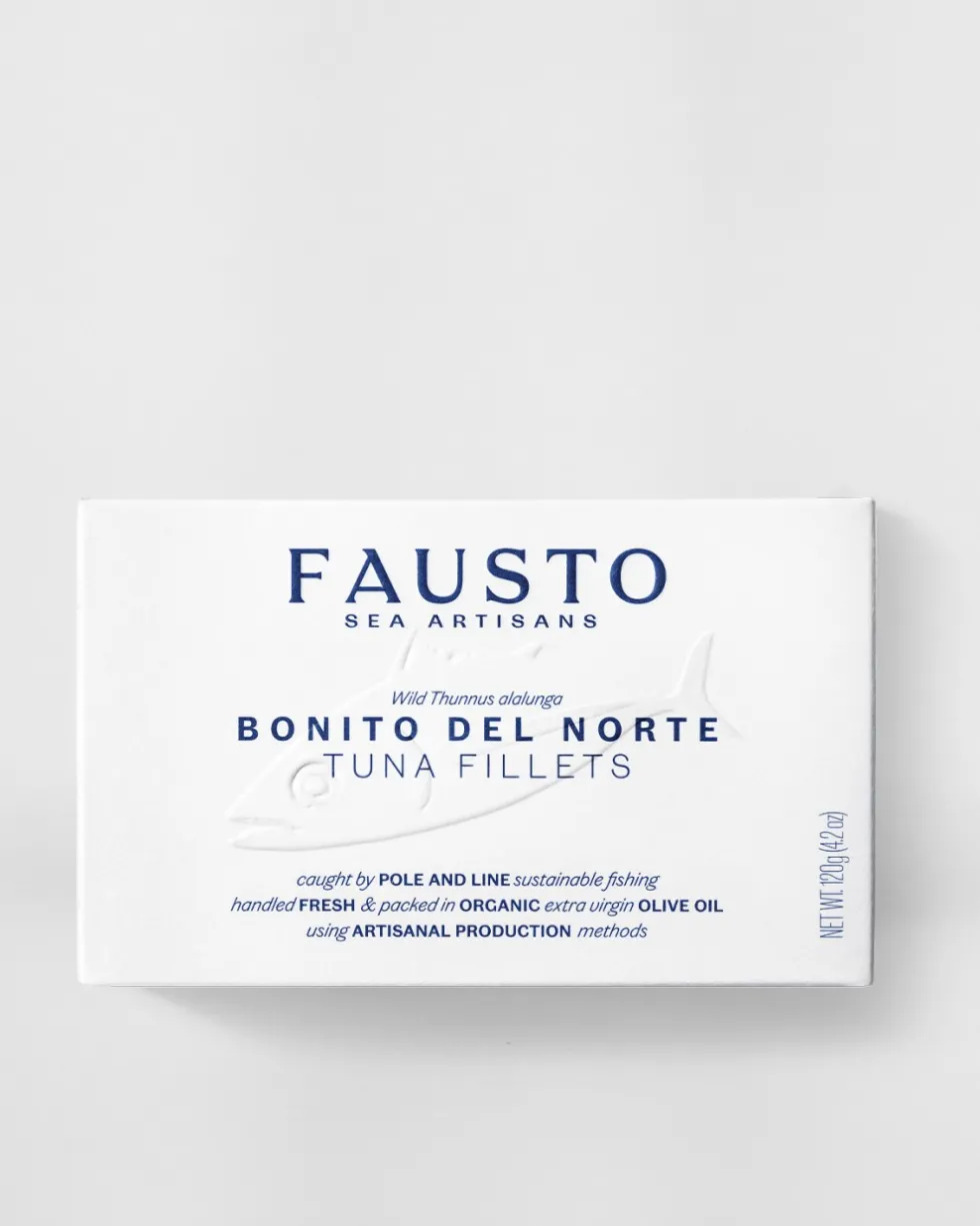 Atum Bonito del Norte Filetes em Azeite VE Bio Lata | Fausto