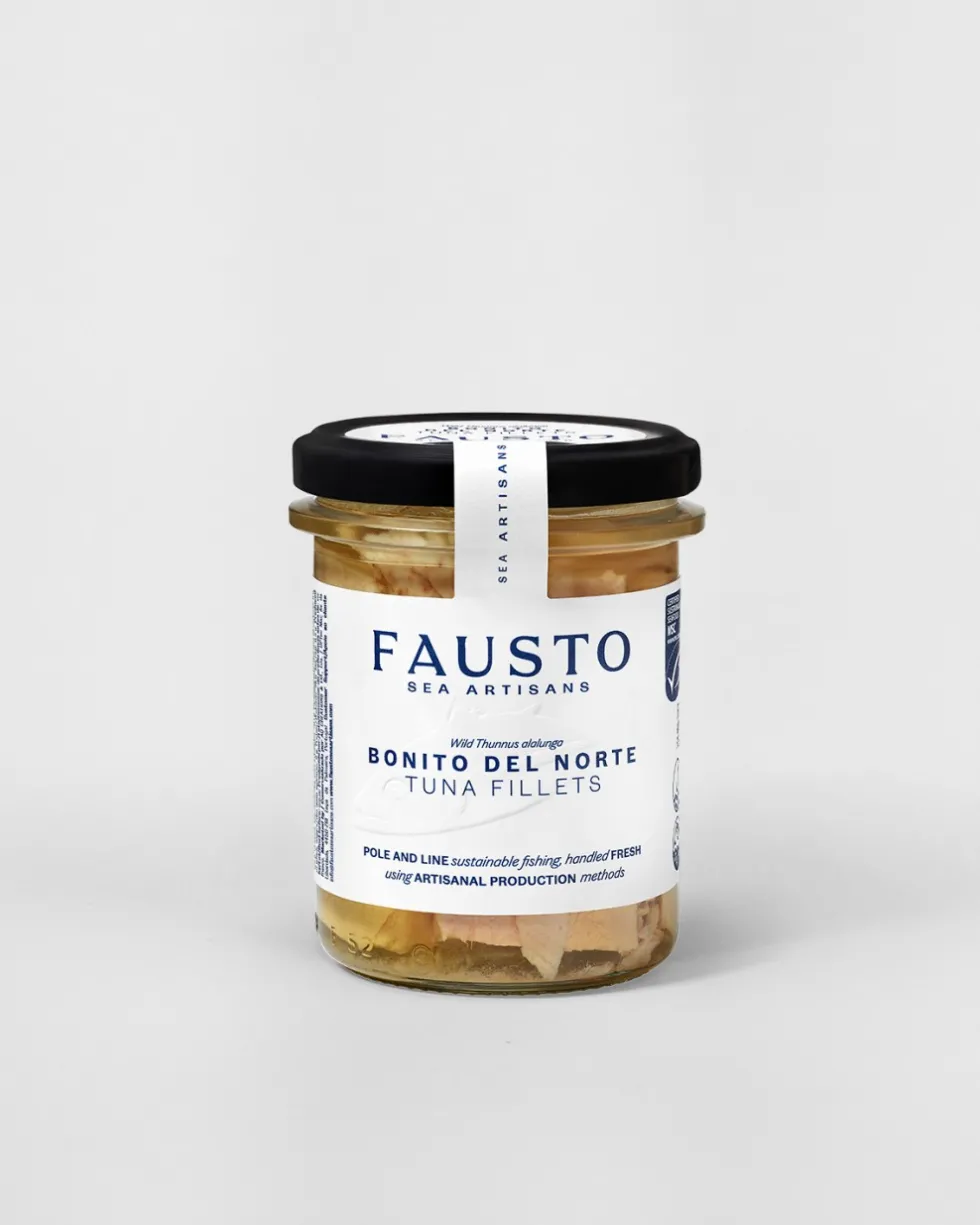 Atum Bonito del Norte Filetes em Água Frasco | Fausto