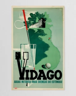 Cartaz "Vidago - Águas Notáveis"