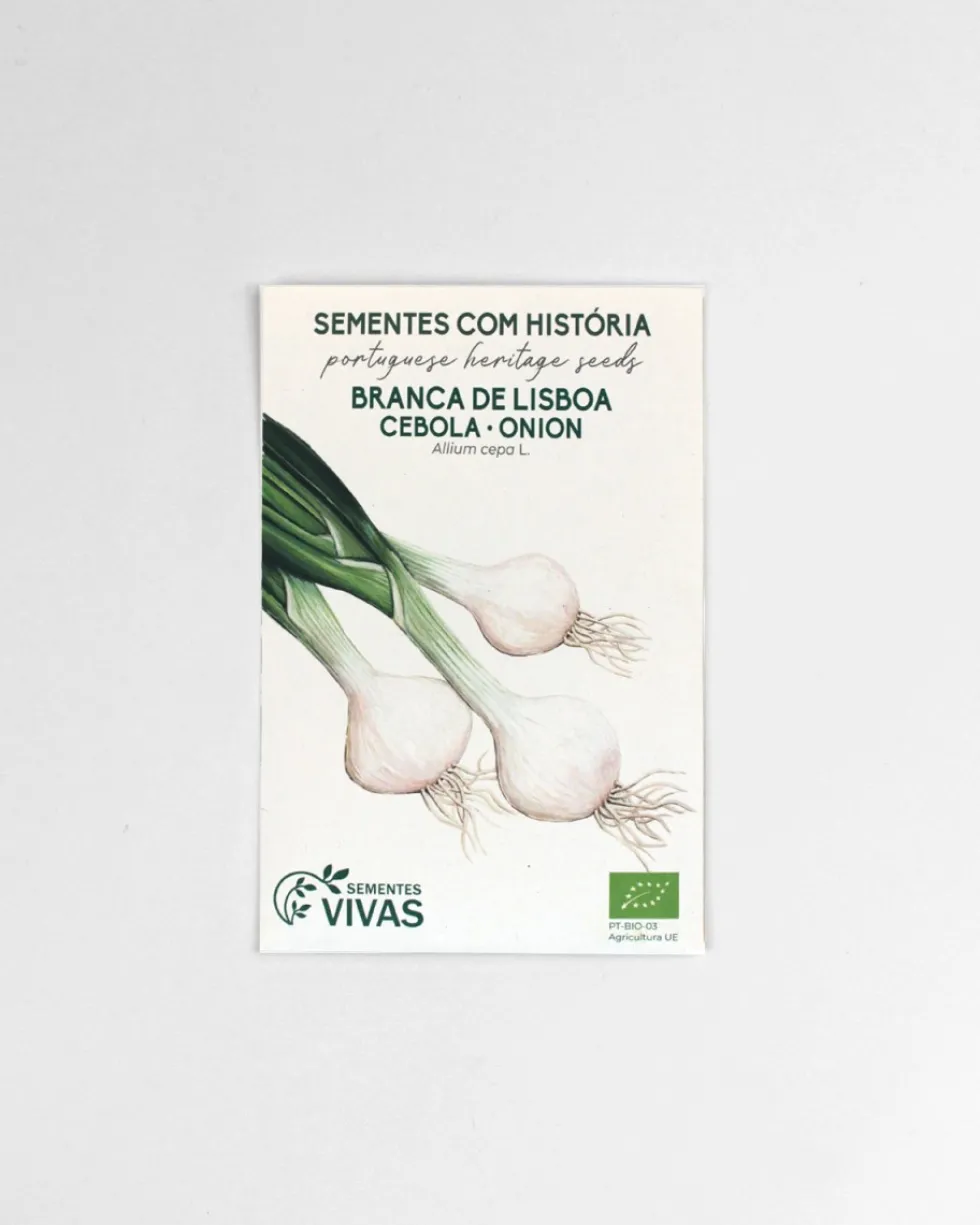 Cebola Branca de Lisboa | Sementes Vivas