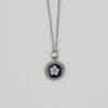 Colar Caramujo Azul em Prata
