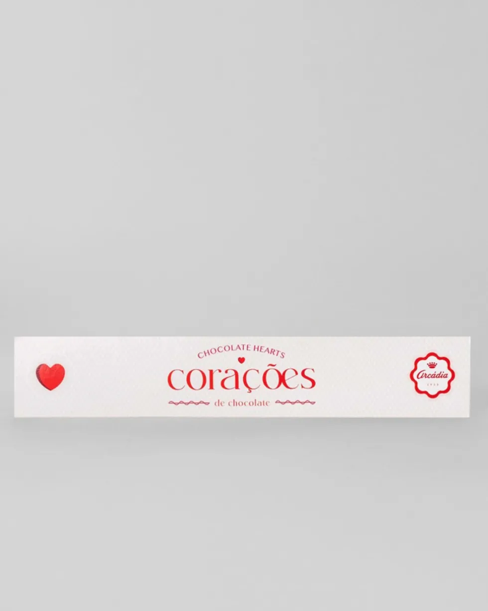 Corações de chocolate | Arcádia