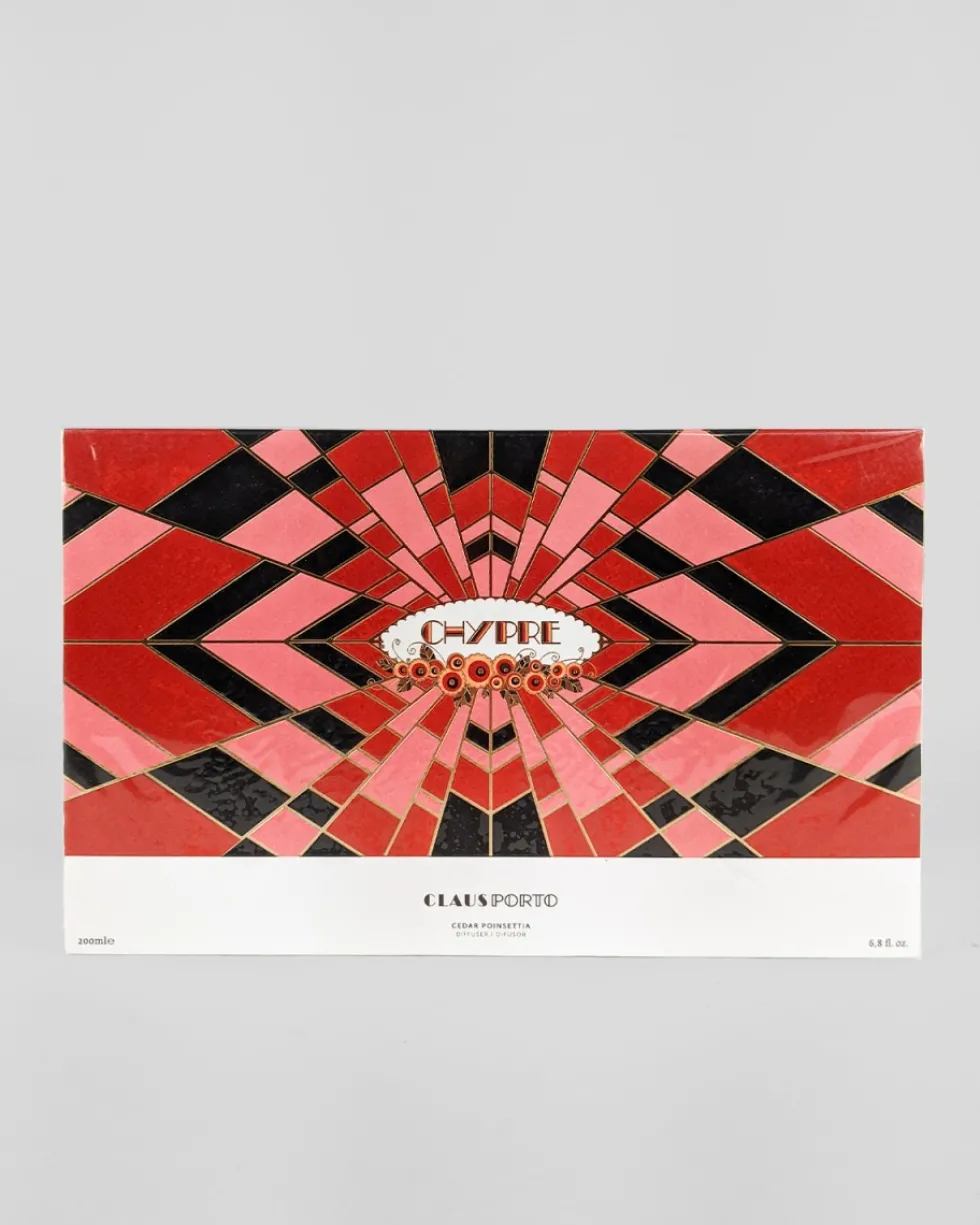 Difusor Deco Chypre Cedar Poinsettia | Claus Porto