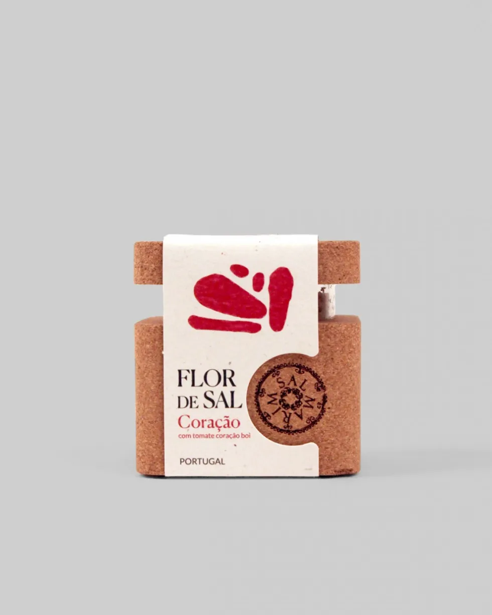 Flor de sal Coração com Tomate Coração de Boi | Salmarim
