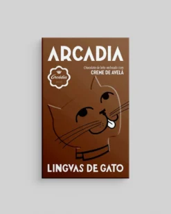 Línguas de Gato Recheadas Creme de Avelã | Arcádia