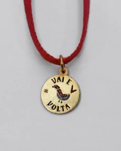 Medalha prata dourada VAI E VOLTA