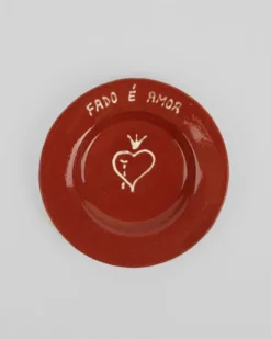 Prato de pão "Fado é Amor"
