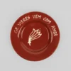 Prato de pão "Se vieres vem com amor"